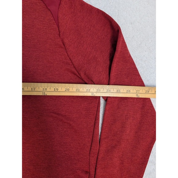 Under Armour Sweater Mens L Red Casual Pullover Hoodie Sweatshirt - Picture 6 of 8
